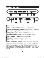 Предварительный просмотр 4 страницы Tripp Lite U442-DOCK1 Owner'S Manual