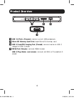 Предварительный просмотр 4 страницы Tripp Lite U442-DOCK10-S Owner'S Manual