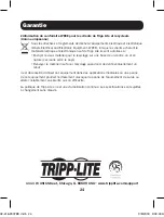 Предварительный просмотр 24 страницы Tripp Lite U442-DOCK11-S Owner'S Manual