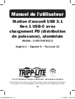 Предварительный просмотр 16 страницы Tripp Lite U442-DOCK12-S Owner'S Manual