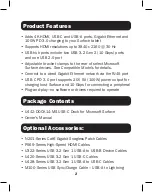 Preview for 2 page of Tripp Lite U442-DOCK14-MS Owner'S Manual