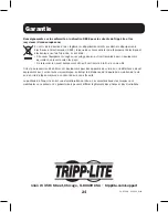 Preview for 24 page of Tripp Lite U442-DOCK14-MS Owner'S Manual