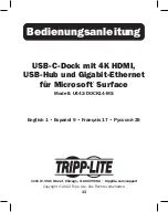 Preview for 33 page of Tripp Lite U442-DOCK14-MS Owner'S Manual