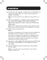 Preview for 7 page of Tripp Lite U442-DOCK21-B Owner'S Manual