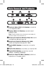 Предварительный просмотр 16 страницы Tripp Lite U442-DOCK3-B Owner'S Manual