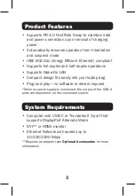 Preview for 3 page of Tripp Lite U442-DOCK5-GY Owner'S Manual