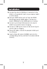 Preview for 7 page of Tripp Lite U442-DOCK5-GY Owner'S Manual