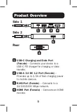 Предварительный просмотр 5 страницы Tripp Lite U442-DOCK6-GY Owner'S Manual