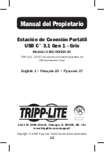 Предварительный просмотр 13 страницы Tripp Lite U442-DOCK6-GY Owner'S Manual