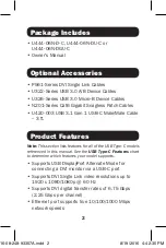 Preview for 2 page of Tripp Lite U444-06N-D-C Owner'S Manual