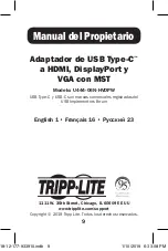 Preview for 9 page of Tripp Lite U444-06N-HVDPW Owner'S Manual