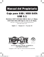 Предварительный просмотр 7 страницы Tripp Lite U457-025-AG2 Owner'S Manual