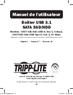 Предварительный просмотр 13 страницы Tripp Lite U457-025-AG2 Owner'S Manual