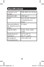 Предварительный просмотр 14 страницы Tripp Lite U457-1M2-SATAG2 Owner'S Manual