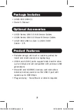 Preview for 2 page of Tripp Lite U460-002-2AM-C1 Owner'S Manual