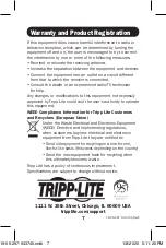 Предварительный просмотр 7 страницы Tripp Lite U460-003-3AG Owner'S Manual