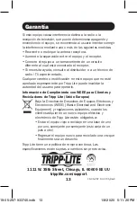 Preview for 13 page of Tripp Lite U460-003-3AG Owner'S Manual