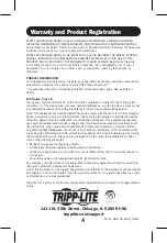 Preview for 4 page of Tripp Lite U460-004-2A2C Owner'S Manual