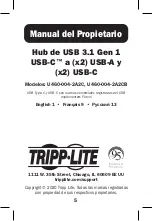 Preview for 5 page of Tripp Lite U460-004-2A2C Owner'S Manual