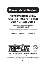 Preview for 9 page of Tripp Lite U460-004-2A2C Owner'S Manual