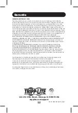 Preview for 12 page of Tripp Lite U460-004-2A2C Owner'S Manual