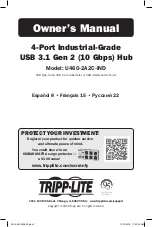 Tripp Lite U460-2A2C-IND Owner'S Manual preview