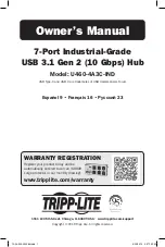 Tripp Lite U460-4A3C-IND Owner'S Manual preview