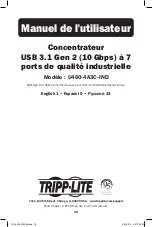 Предварительный просмотр 16 страницы Tripp Lite U460-4A3C-IND Owner'S Manual