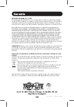 Предварительный просмотр 14 страницы Tripp Lite U460-ST4-4A-C Quick Start Manual