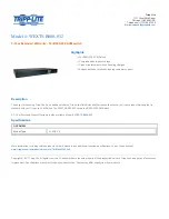 Preview for 1 page of Tripp Lite WEXT5-B060-032 Specification Sheet