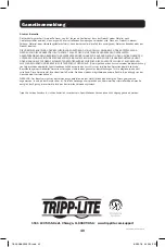 Preview for 40 page of Tripp Lite WorkWise WWSS1327CP Owner'S Manual