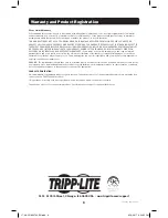 Предварительный просмотр 8 страницы Tripp Lite WWSSD3622 Owner'S Manual