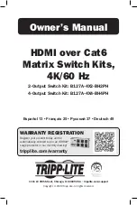 Preview for 1 page of tripplite B127A-4X2-BH2PH Owner'S Manual