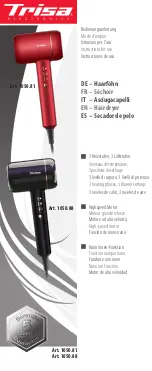 Preview for 1 page of Trisa electronics 1050.81 Instructions For Use Manual