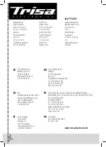 Предварительный просмотр 81 страницы Trisa electronics 7716.70 Instructions For Use Manual