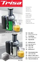 Trisa electronics Vital Juicer Pro 7010 Instructions For Use Manual preview