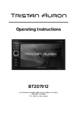 Preview for 31 page of Tristan Auron BT2D7012 Operating Instructions Manual