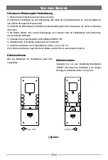 Preview for 7 page of Tristan Auron BT2D7013A Operating Instructions Manual