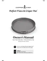 Tristar Products Copper Chef Perfect Pizza & Crisper Pan Owner'S Manual предпросмотр