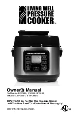 Tristar Products Living  Well Pressure Cooker EPC640 Owner'S Manual preview