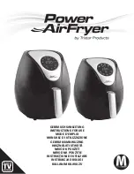 Preview for 1 page of Tristar Products Power AirFryer Cooker Instructions For Use Manual