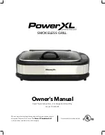 Tristar Products Power XL Owner'S Manual предпросмотр