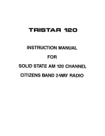 Preview for 1 page of TriStar 120 Instruction Manual