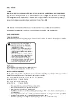 Preview for 2 page of TriStar 87BO87 Operating And Assembly Instructions Manual