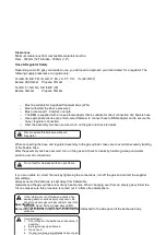 Preview for 32 page of TriStar 87BO87 Operating And Assembly Instructions Manual