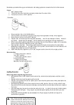 Preview for 39 page of TriStar 87BO87 Operating And Assembly Instructions Manual