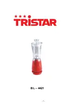 Предварительный просмотр 1 страницы TriStar BL-4421 Manual