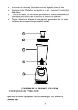 Предварительный просмотр 31 страницы TriStar BL-4421 Manual