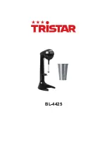 Preview for 1 page of TriStar BL-4425 Instructions Manual