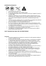 Предварительный просмотр 8 страницы TriStar BL-4427 User Manual